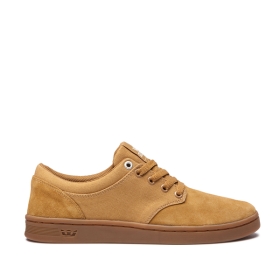 Tenis Bajos Supra CHINO COURT Hombre Tan/goma (MX-77133)